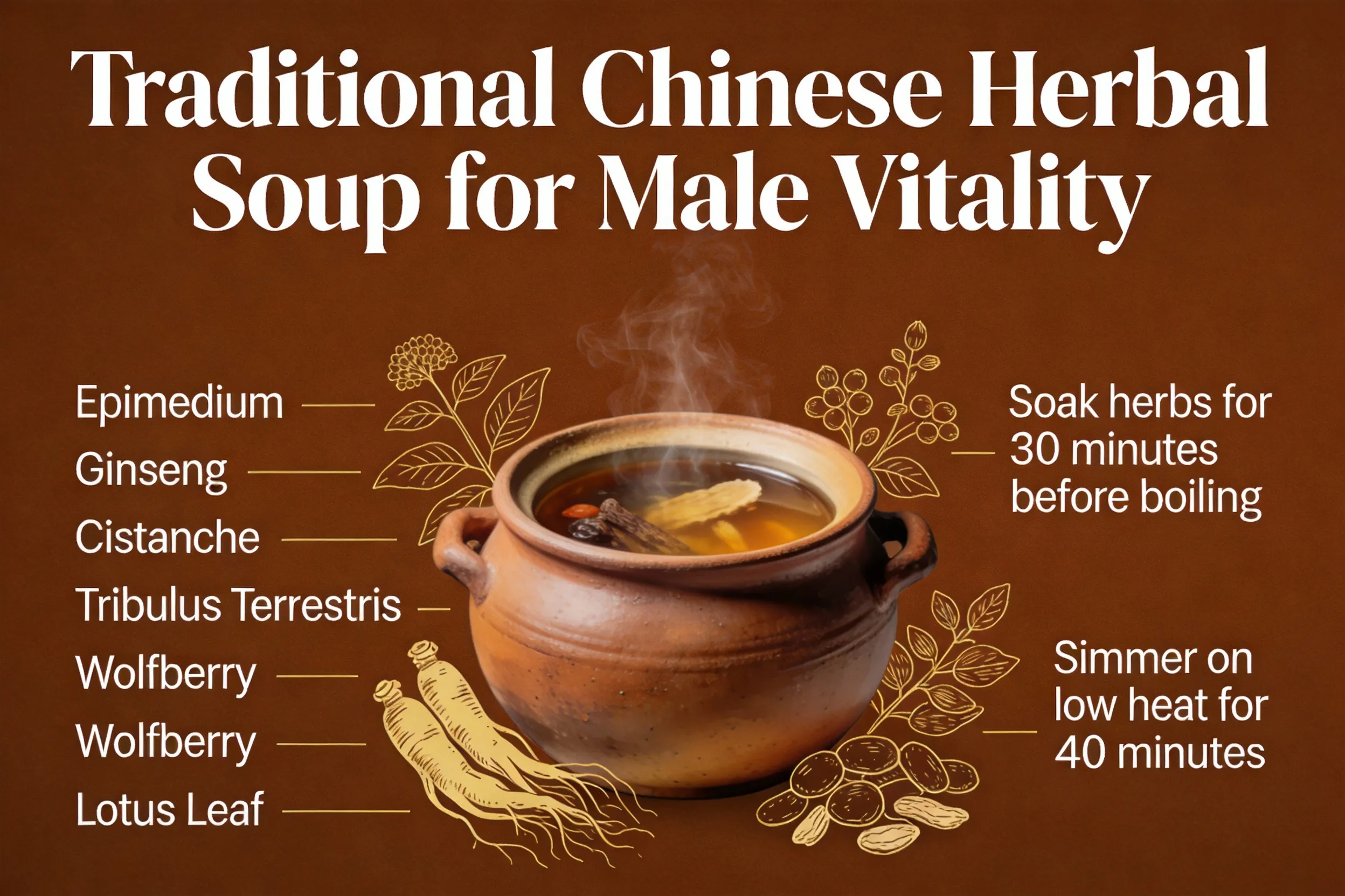 Natural Herbal Remedies: 3 Potent Tonic Recipes for Erectile Dysfunction