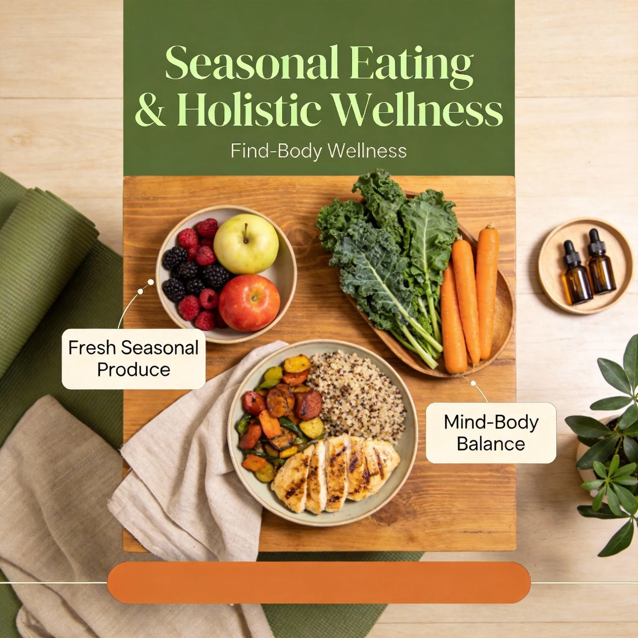 5 Seasonal Eating Tips: Mastering Your Diet with Qi Wisdom