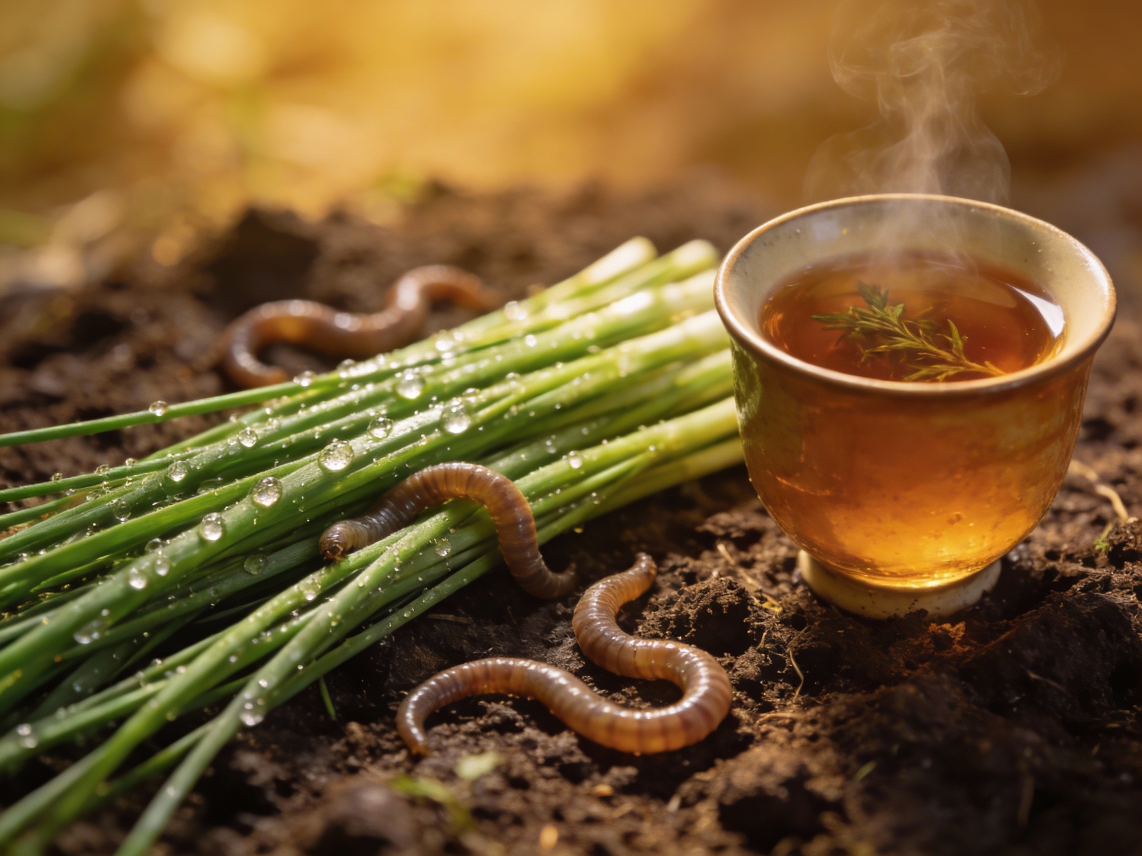 Folk Remedy for Premature Ejaculation: 11 Earthworms & Chive Juice