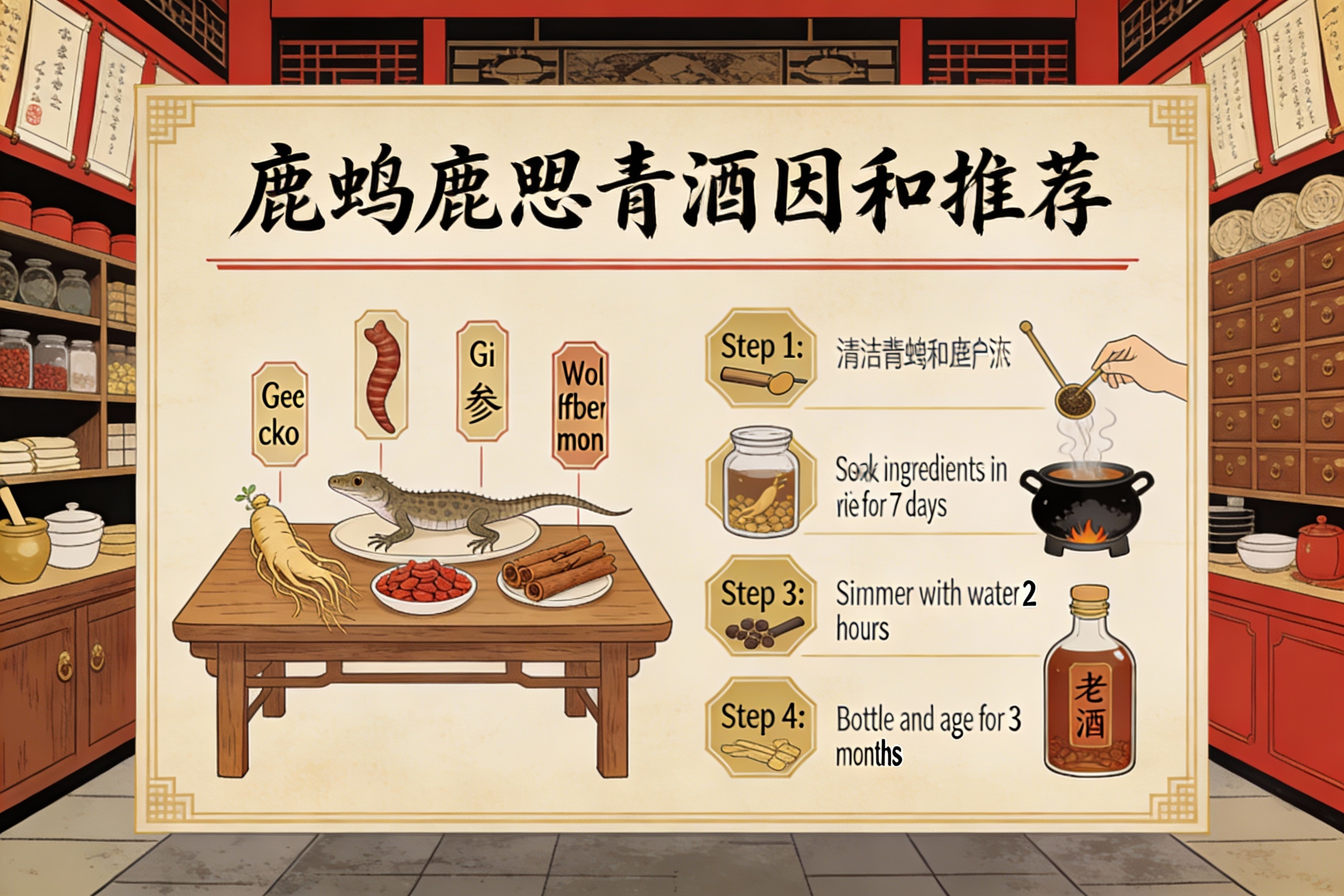 Gecko and Deer Penis Tonic Wine: A Natural Remedy with Remarkable Results for Erectile Dysfunction