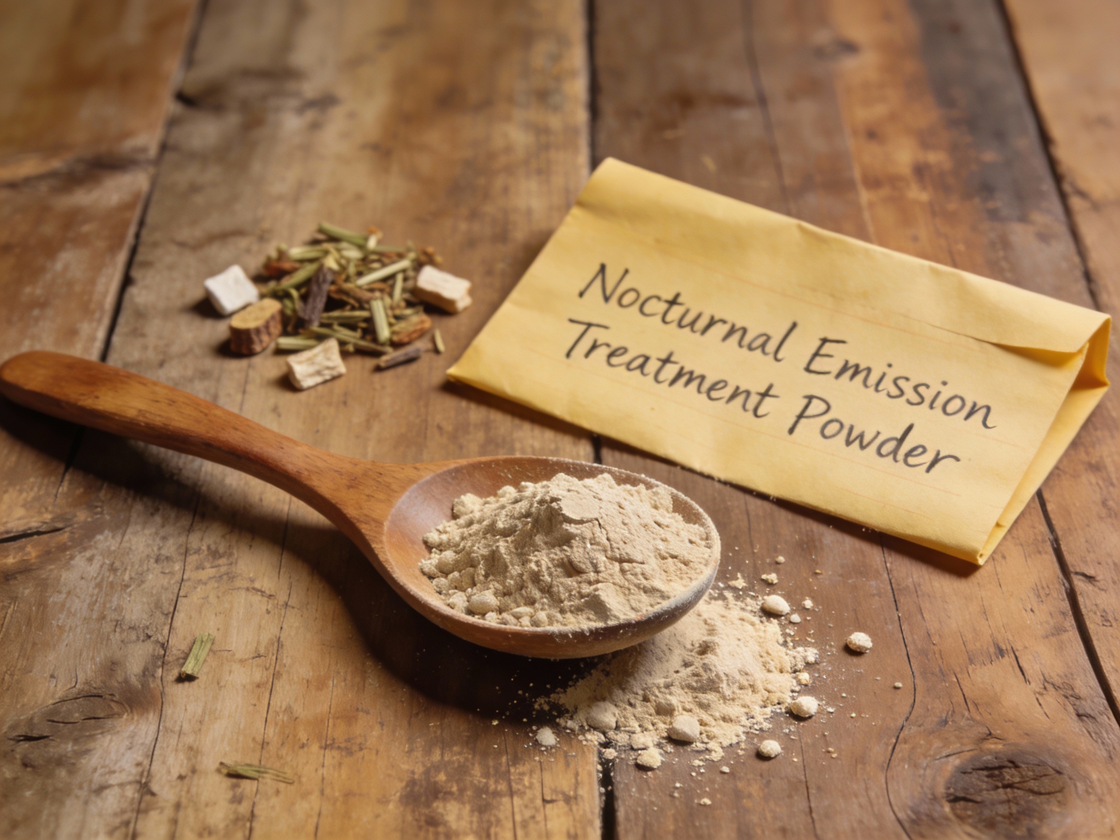 Nighttime emission natural treatment using herbs