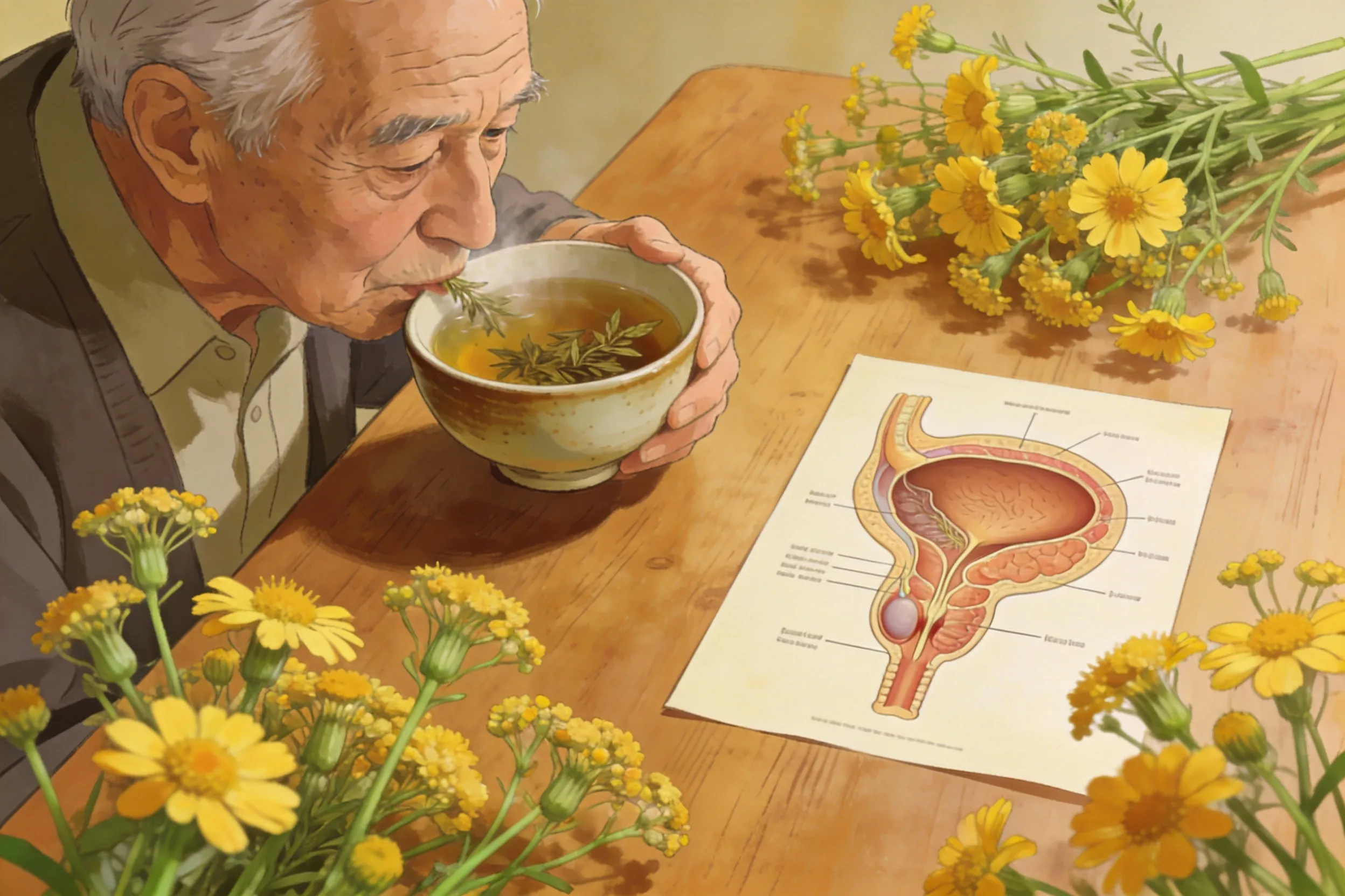 Effective Prostate Hyperplasia Remedy with Patrinia Herb