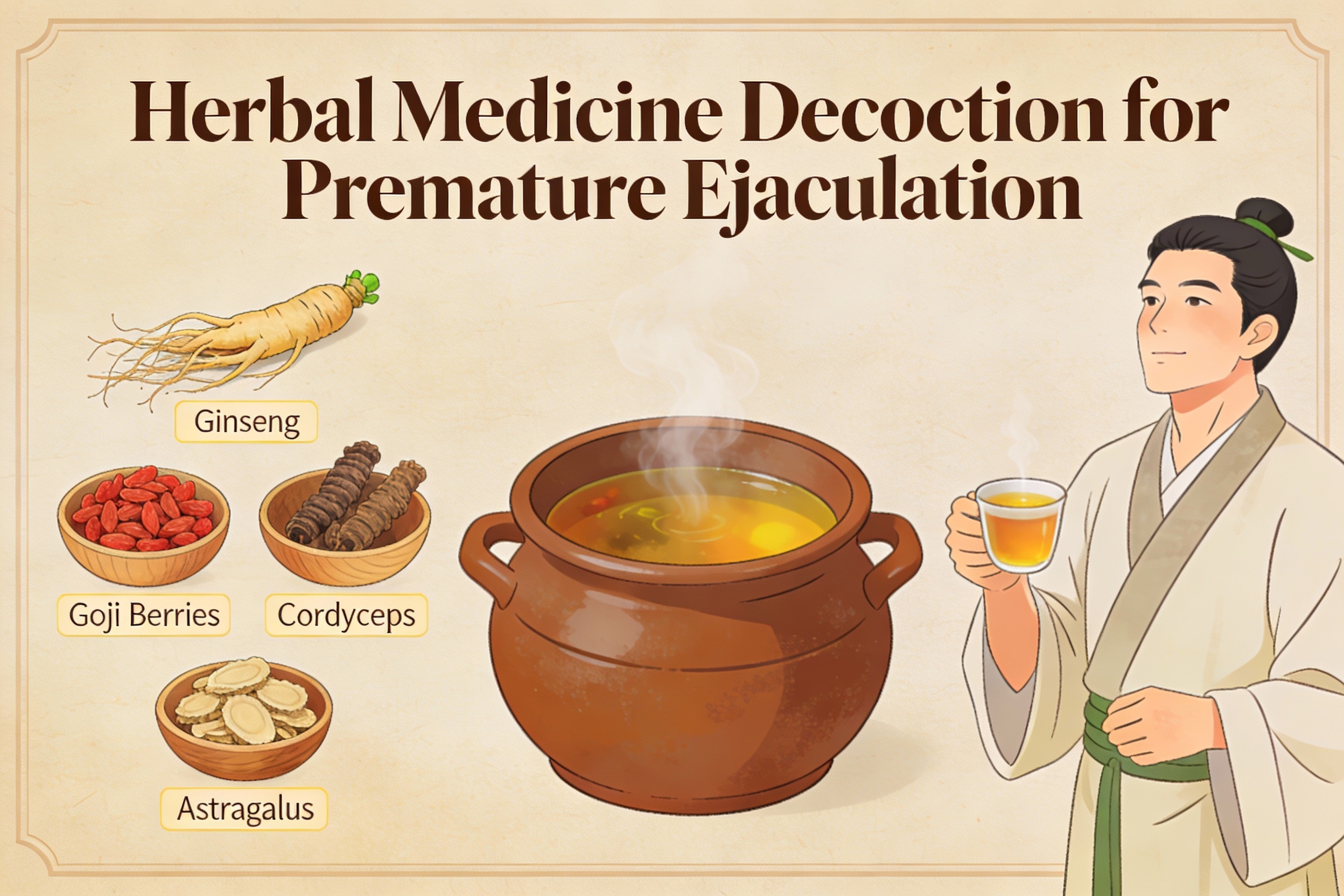 Traditional Chinese Herbal Formulas for Premature Ejaculation
