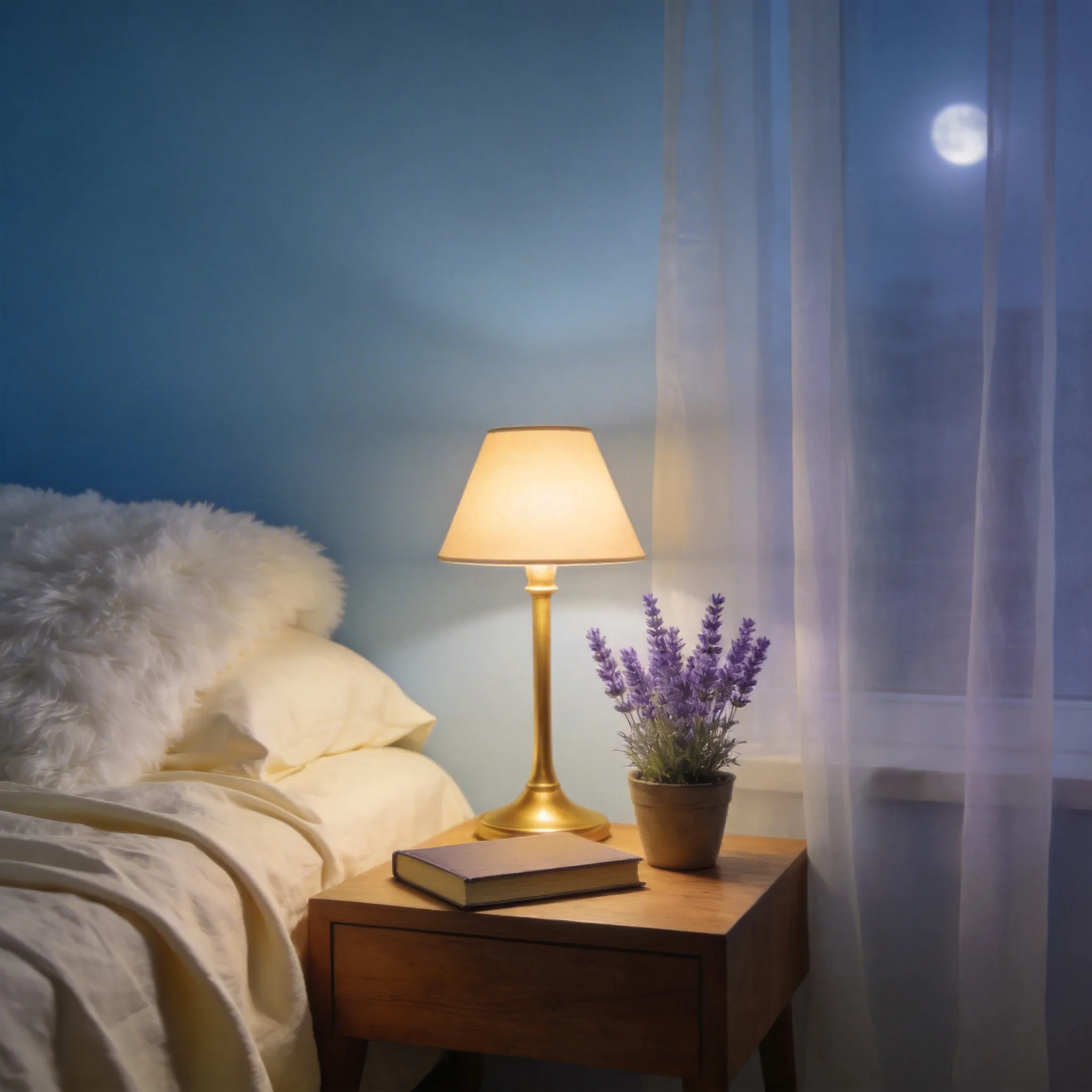 Imagining Calm Scenes for Sleep