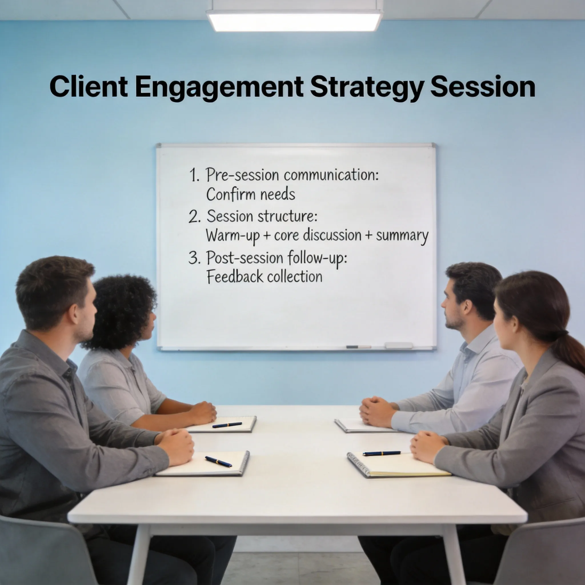 First-time counseling preparation session