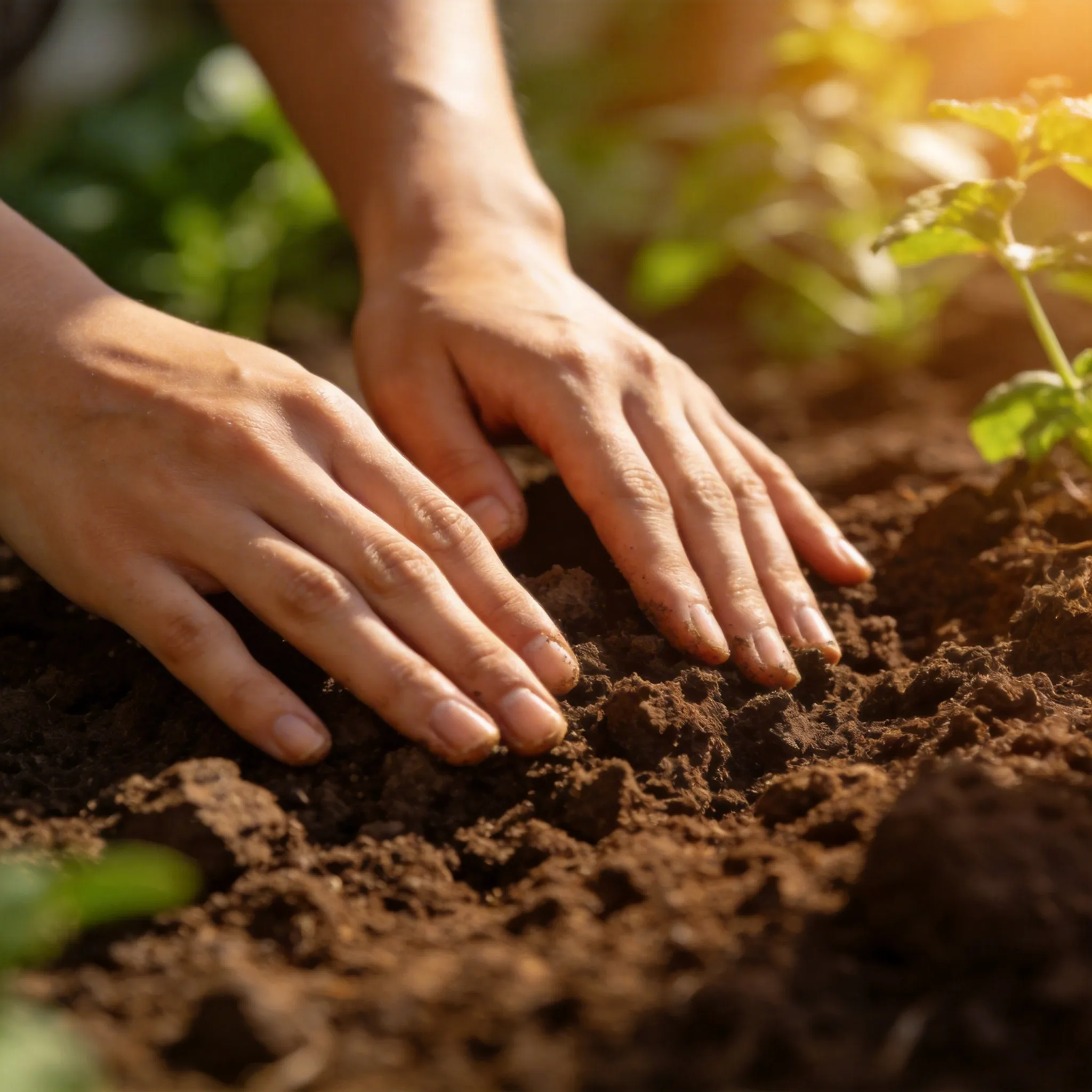 Gardening health benefits - TCM wellness visual