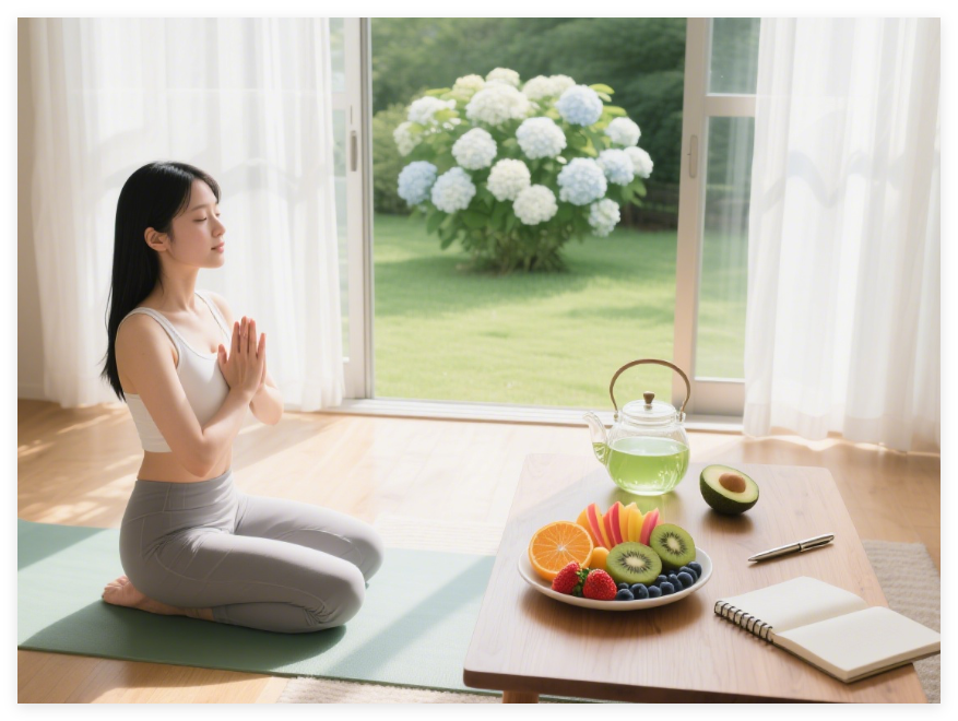 Holistic healthy living with TCM practices
