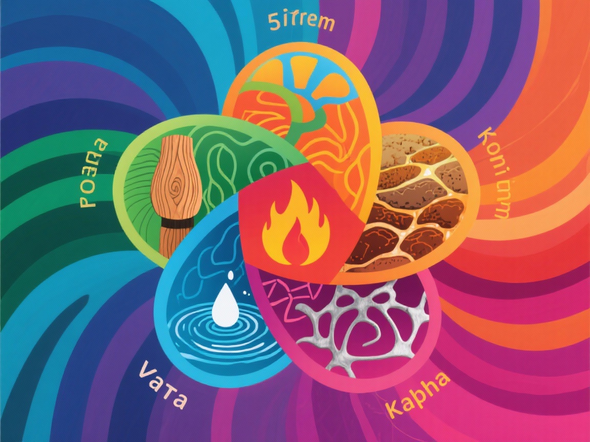 Five Elements Ayurveda Doshas, TCM Five Elements and Ayurvedic Doshas Comparison