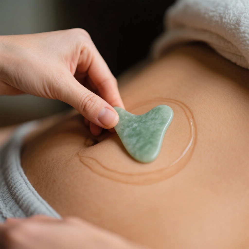 Gua Sha for Digestion, Gua Sha for digestive discomfort relief