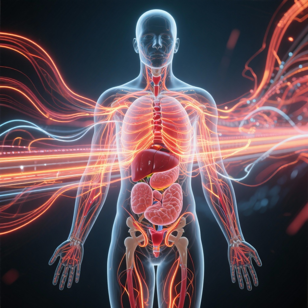 Qi and Blood Meridians map: understanding the body's vital network.