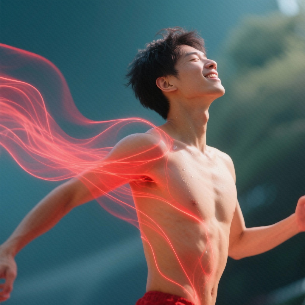 Vibrant person feeling refreshed from a Nourishing Blood Diet