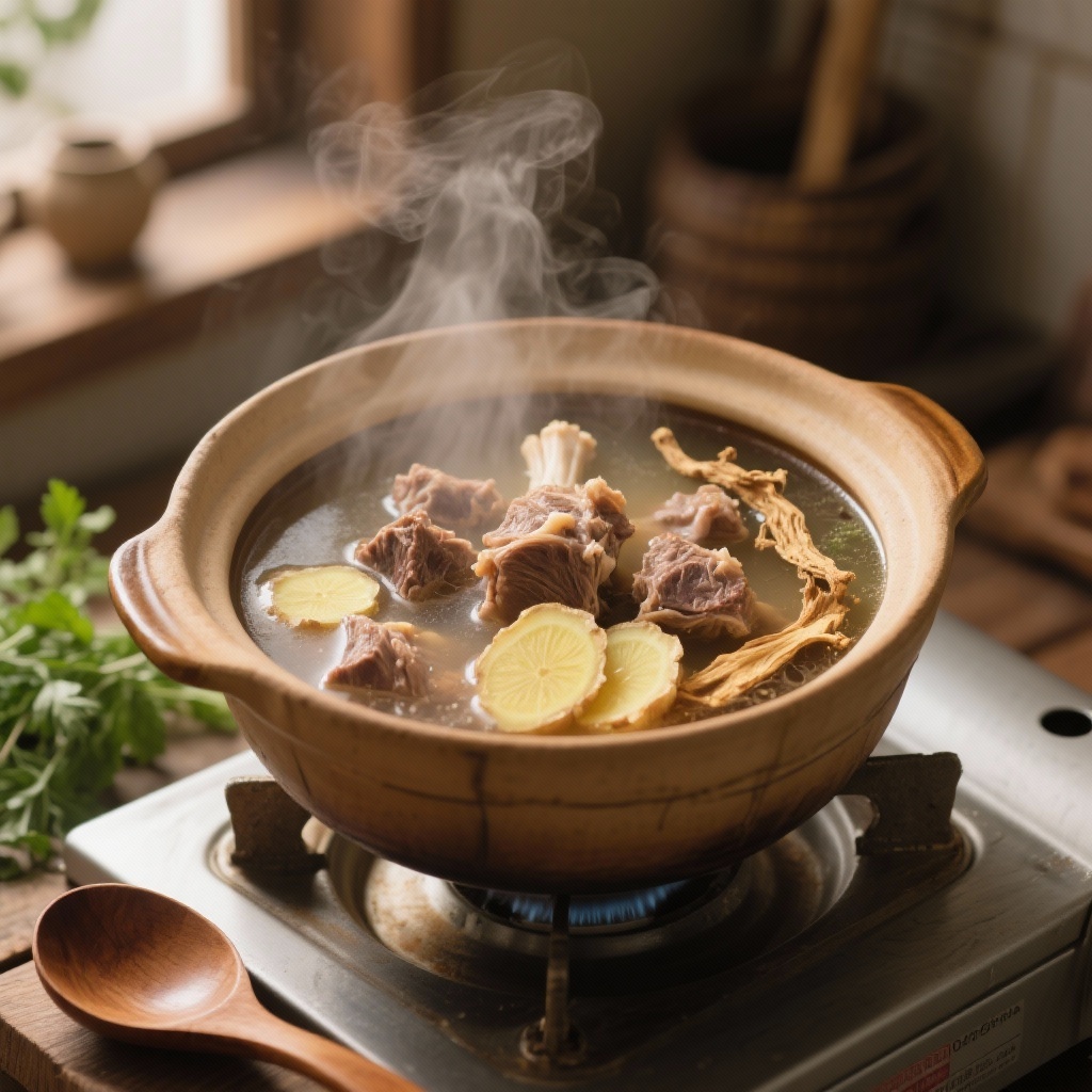 Qi and Blood Tonic: Dried traditional Chinese herbs for soup making