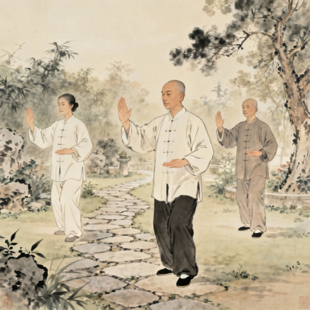 Qigong Tai Chi Meditation enhancing mindful movement