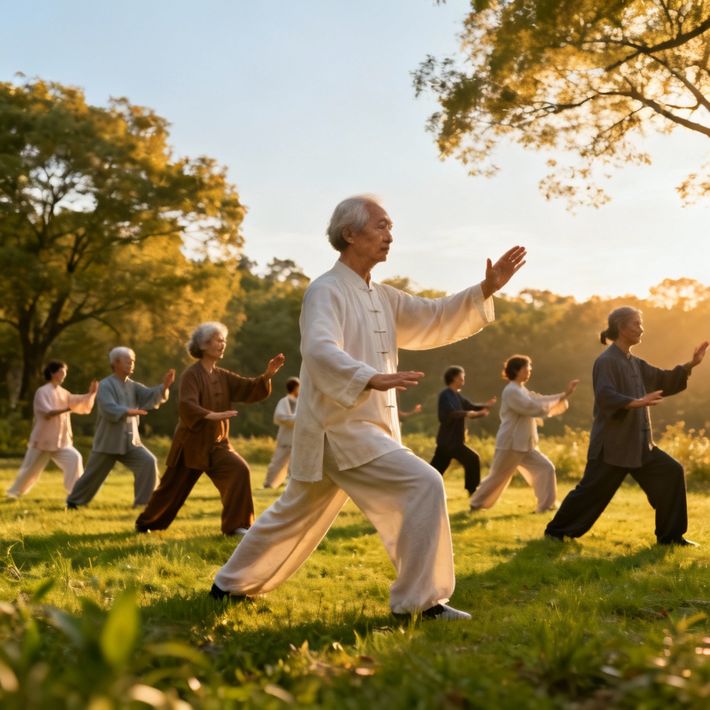 Tai Chi for Joint Health: Enhancing balance and muscle strength.