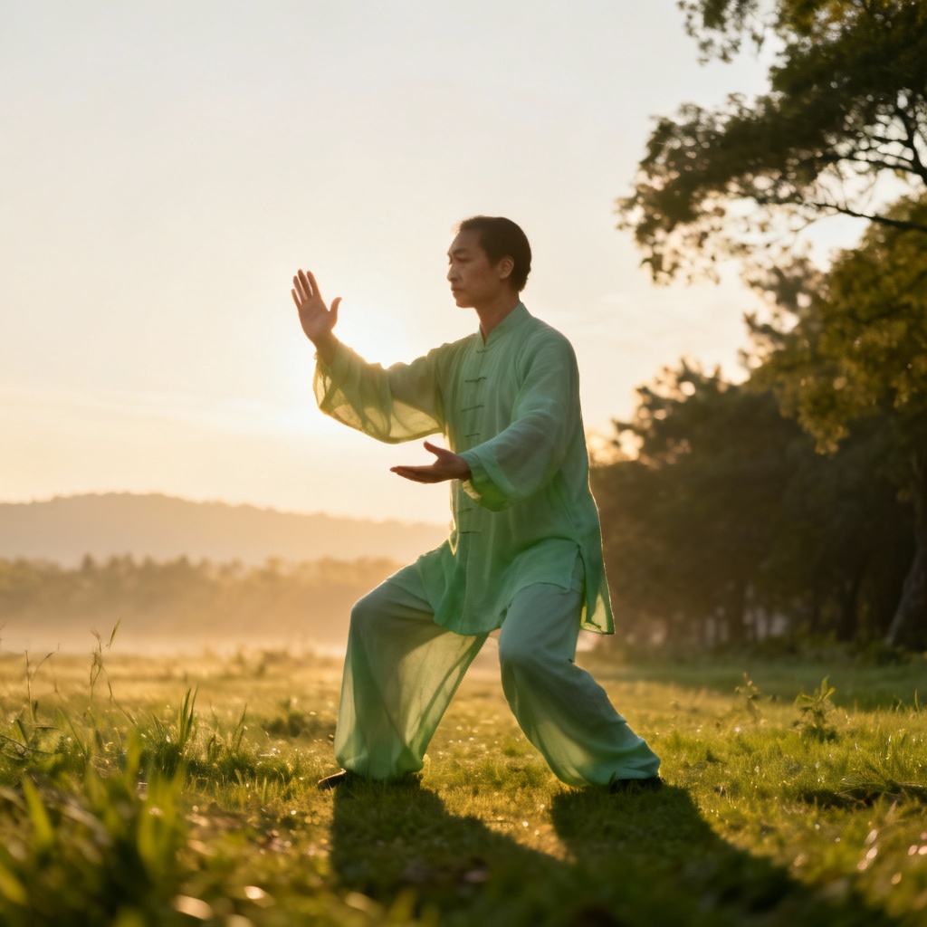 Qigong for Liver Health, flowing gentle movements in nature
