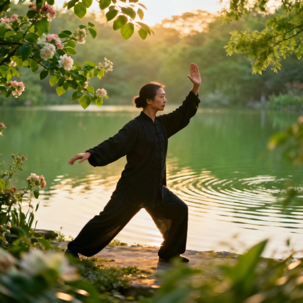 Qigong for Liver Health, healthy green foods on a table