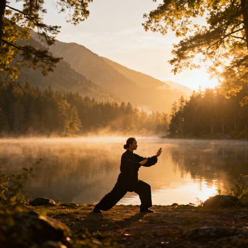 Qigong for Sleep practice, deep breathing relaxation