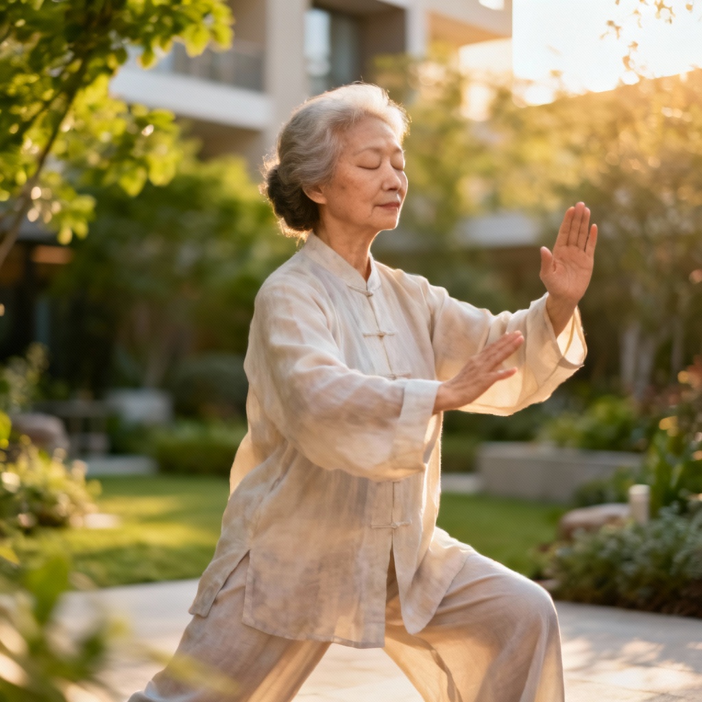 tai chi for seniors in Western care homes, mindful movement