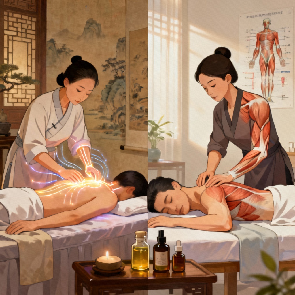 Tuina vs Western Massage techniques, ancient and modern healing