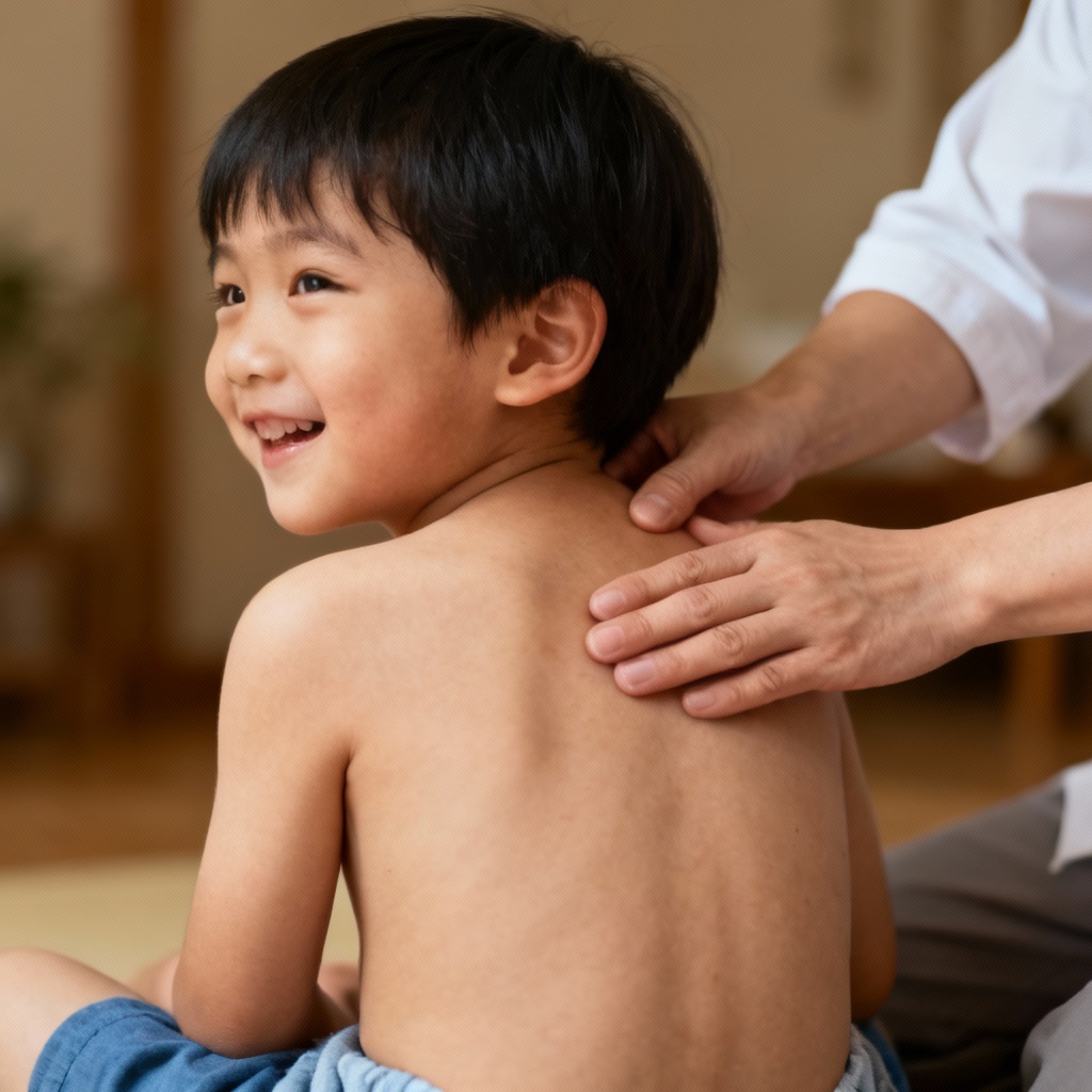 Pediatric Tui Na gentle massage for children's health and wellness