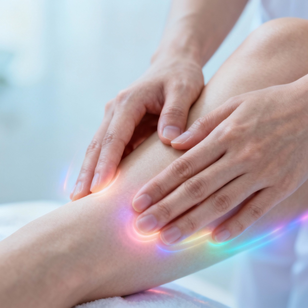 Hand massage techniques for pain and stiffness relief.