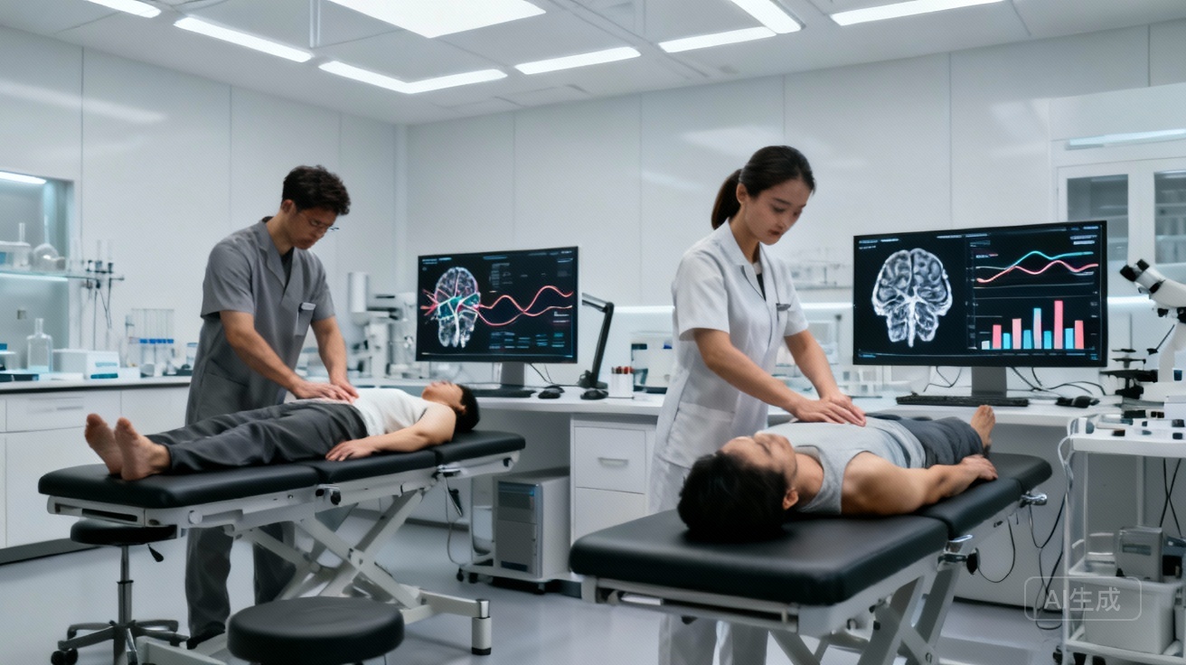 Modern Tuina massage research studying neurological benefits