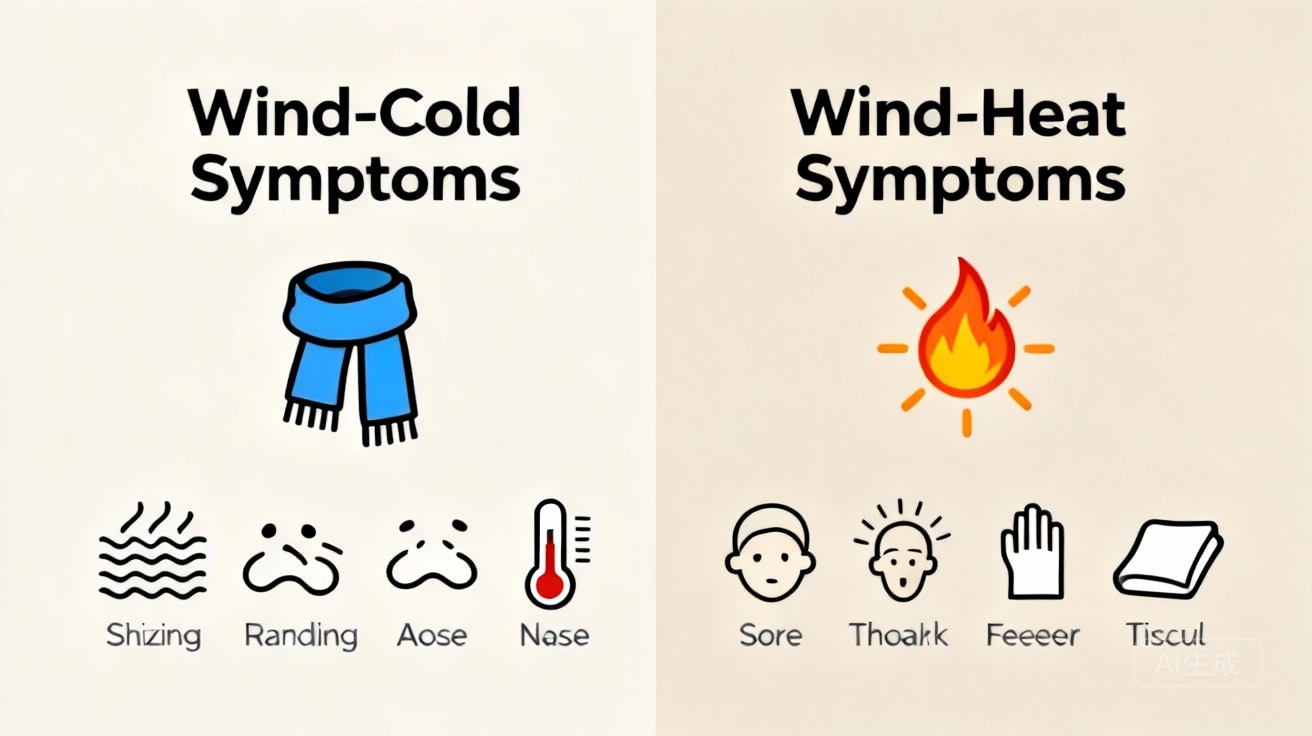 Wind-Cold vs. Wind-Heat: herbal remedies for different cold types