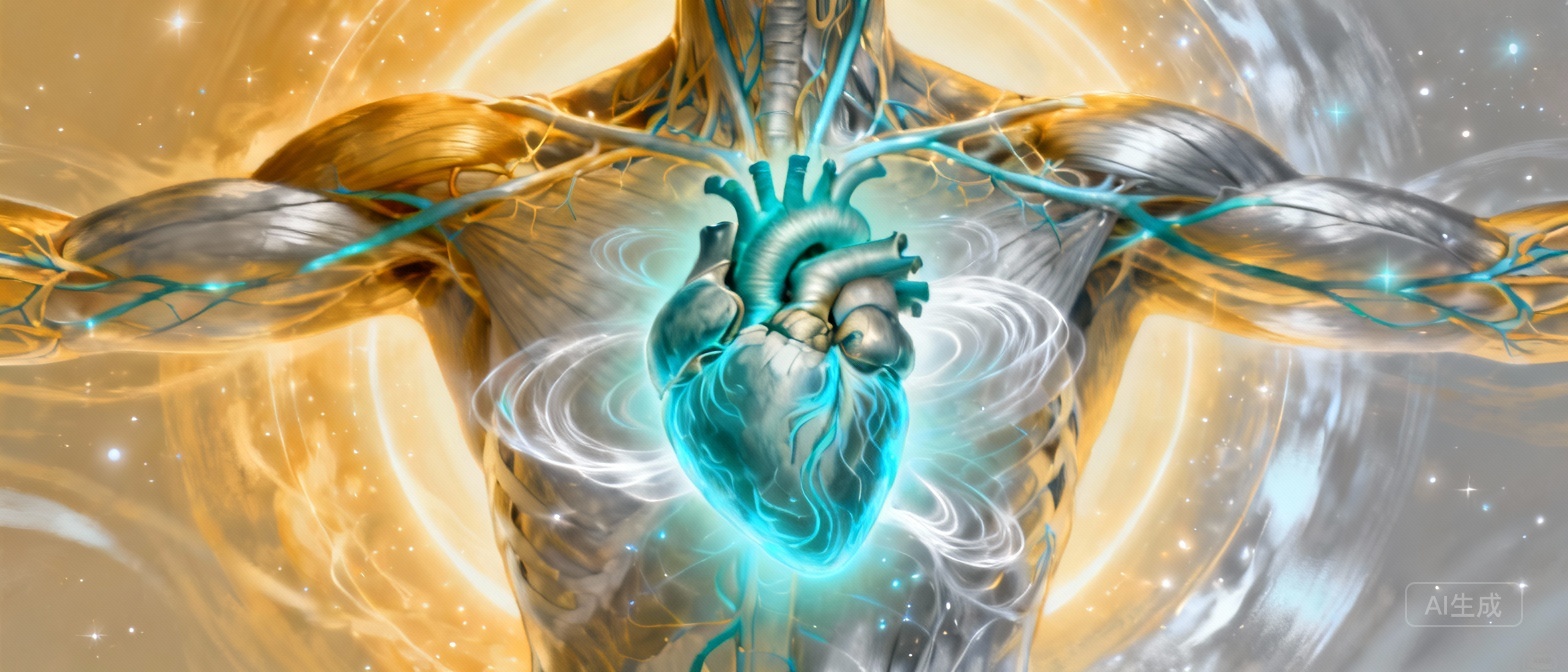 Yin and Yang cardiovascular health, traditional medicine for heart balance.