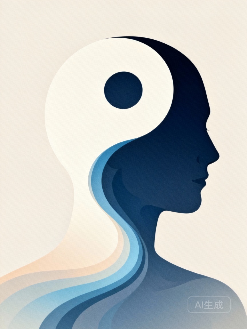 Yin Yang Psychology balanced lifestyle choices meditating