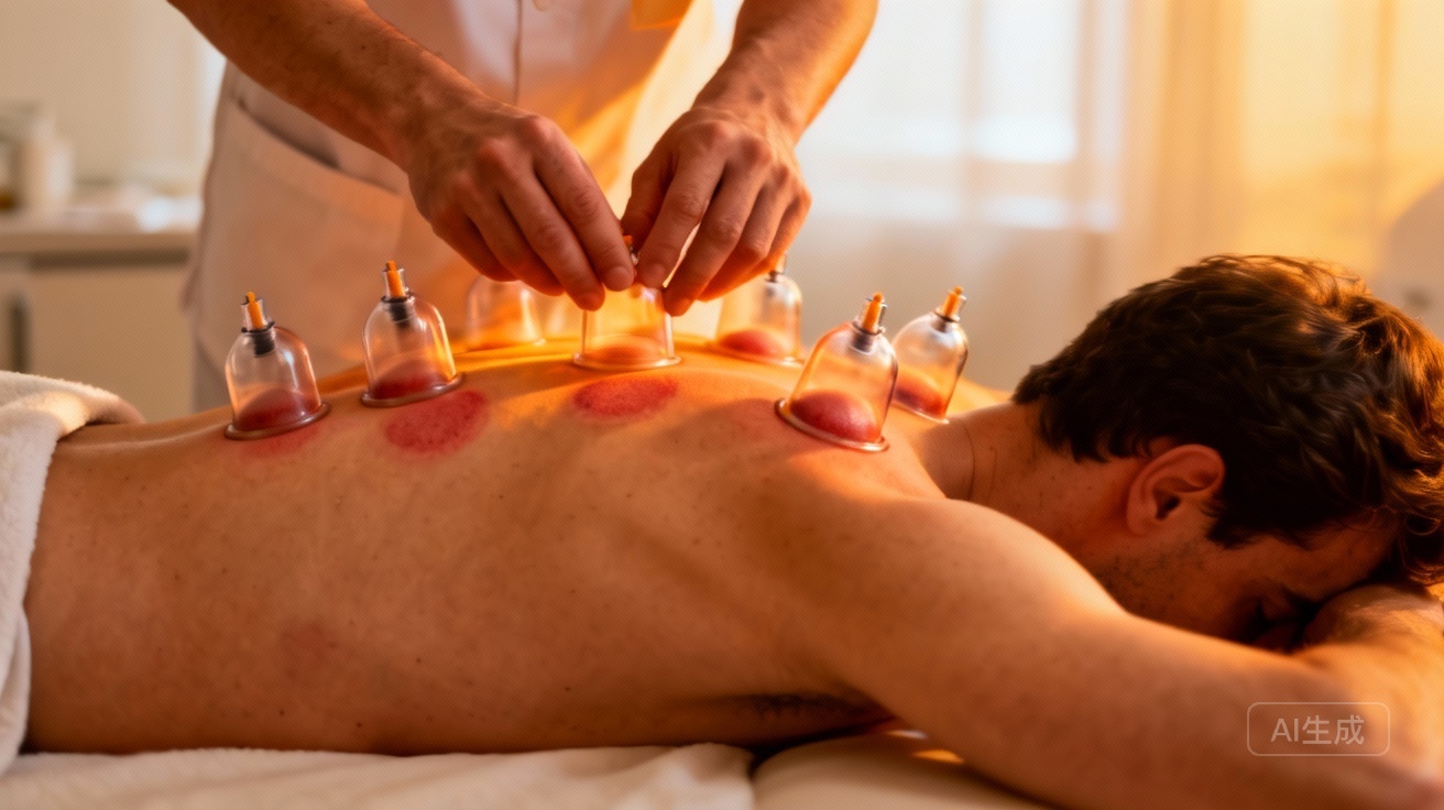 Common Cupping Points on Body, Traditional Chinese Medicine