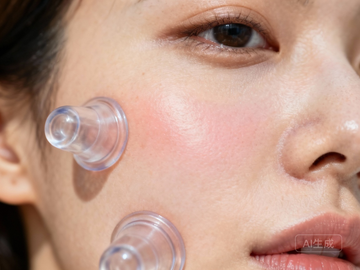 Gentle facial cupping for glowing, detoxified skin