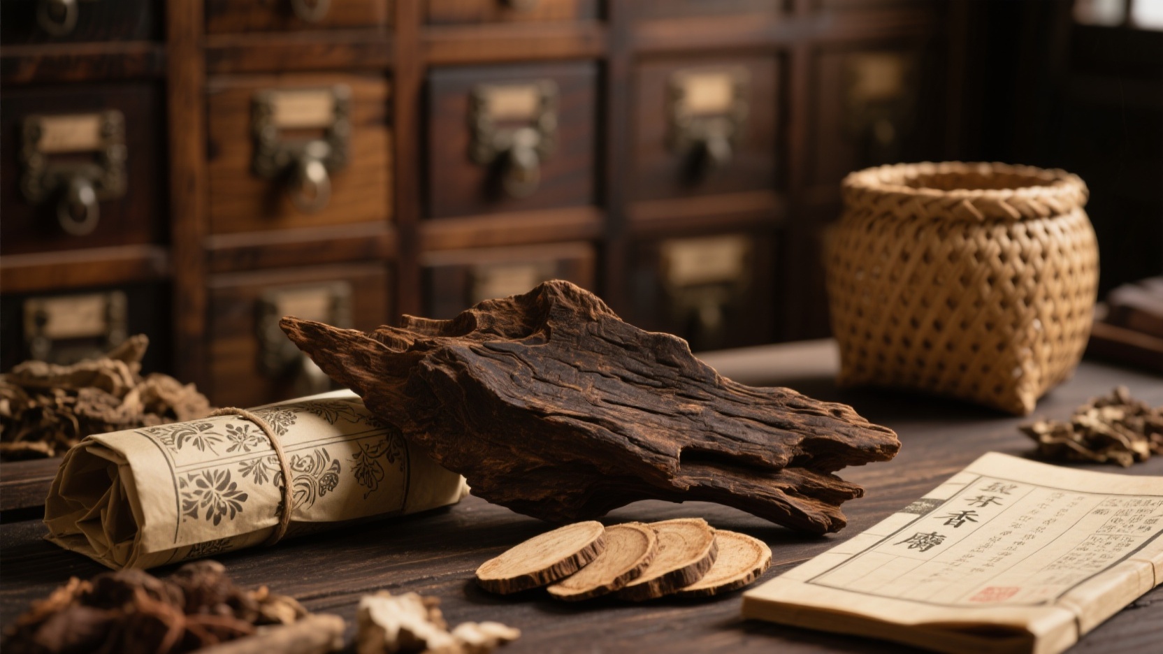 Agarwood benefits, precious aromatic wood, traditional medicine applications