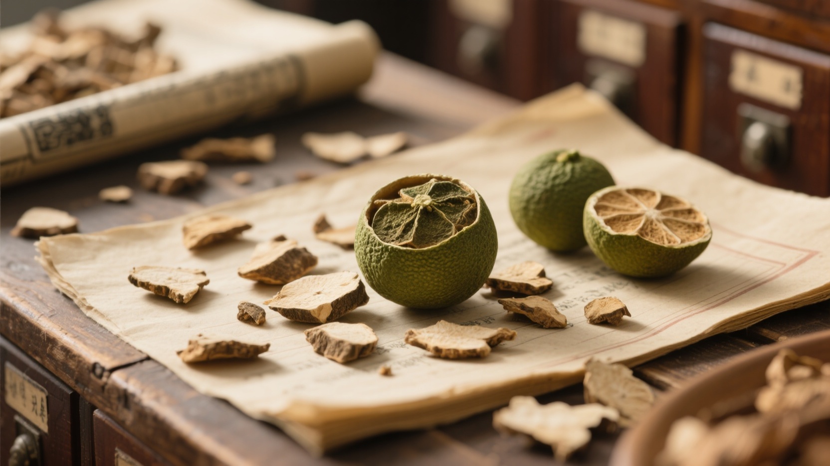 Qing Pi Green Tangerine Peel for Liver Qi Stagnation